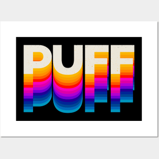 4 Letter Words - Puff Posters and Art